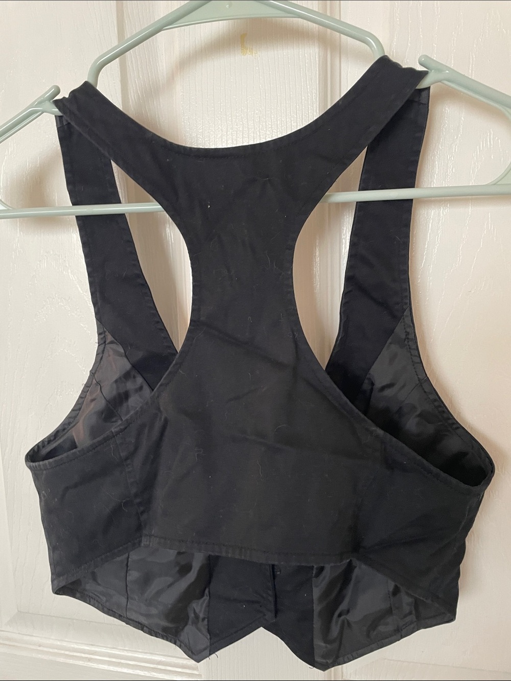 H&M Black Racerback Button-Front Vest - Picture 2 of 2